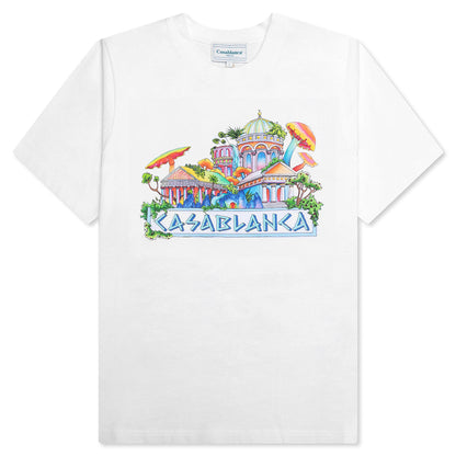 The Road To Knowledge Printed T-Shirt - White
