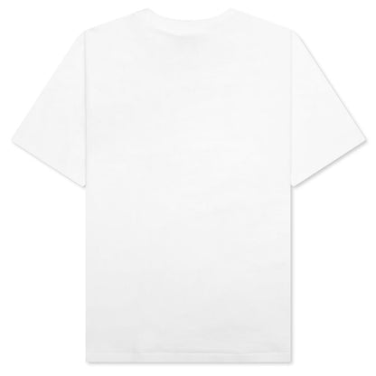 Tie Dye College Tee - White/Beige