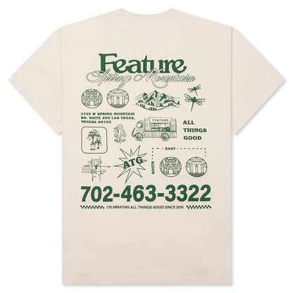 Town Ad Tee - Oatmeal