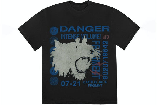 TRAVIS SCOTT CACTUS JACK FOR FRAGMENT DANGER TEE BLACK