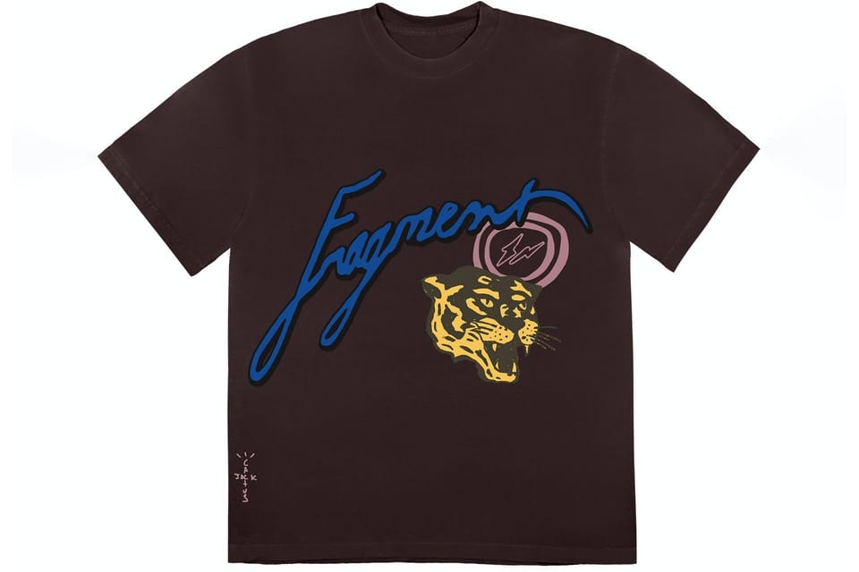 TRAVIS SCOTT CACTUS JACK FOR FRAGMENT ICONS TEE BROWN