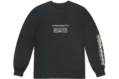TRAVIS SCOTT CJ FOR FRAGMENT LOGO LONG SLEEVE