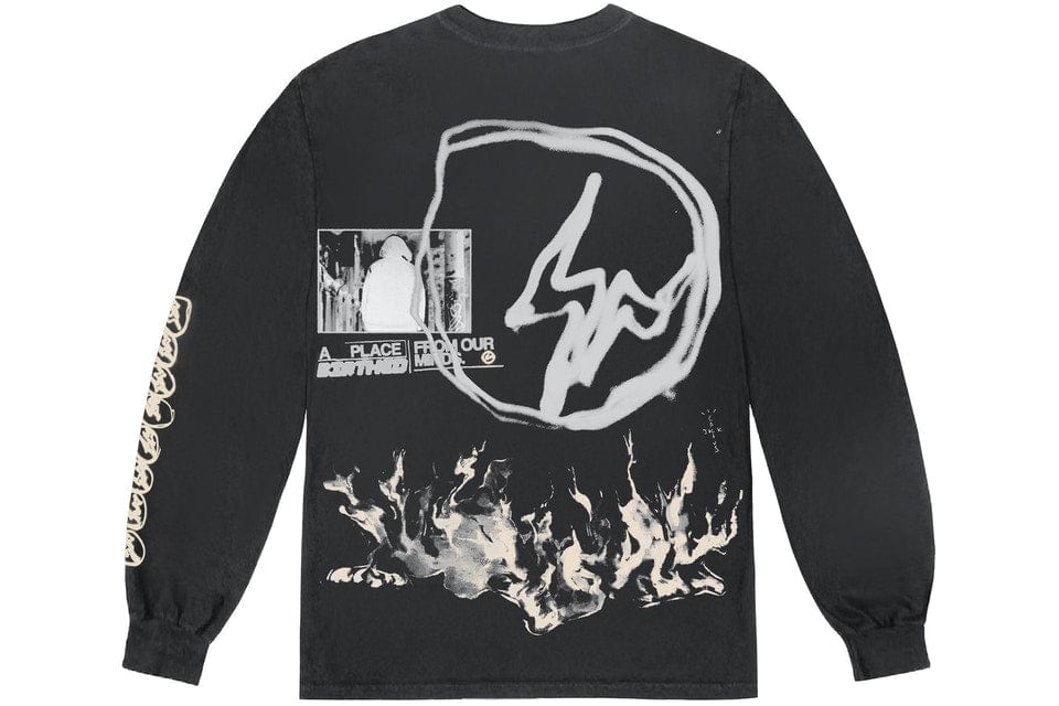 TRAVIS SCOTT CJ FOR FRAGMENT LOGO LONG SLEEVE