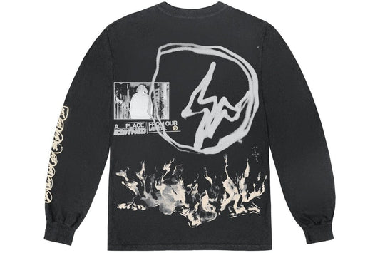 TRAVIS SCOTT CJ FOR FRAGMENT LOGO LONG SLEEVE