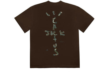 TRAVIS SCOTT MOTHERBOARD LOGO III T-SHIRT BROWN