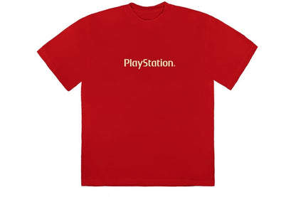 TRAVIS SCOTT MOTHERBOARD LOGO IV T-SHIRT RED