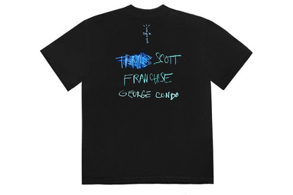 TRAVIS SCOTT PORTRAIT OF TRAVIS TITLE T-SHIRT BLACK