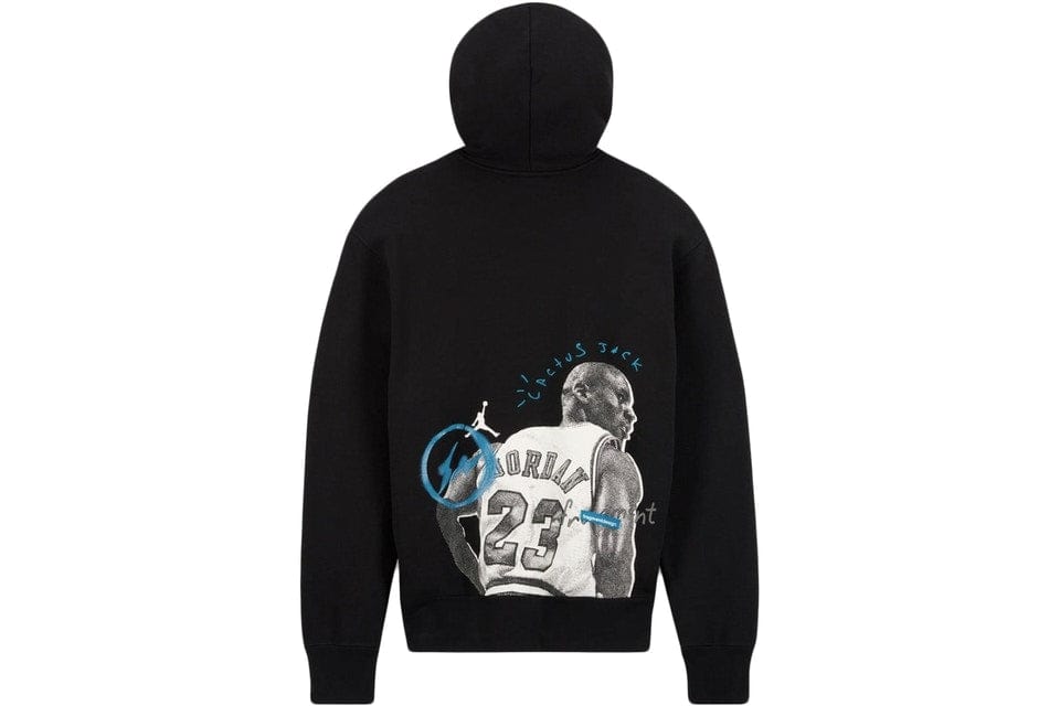 TRAVIS SCOTT X JORDAN X FRAGMENT HOODIE BLACK
