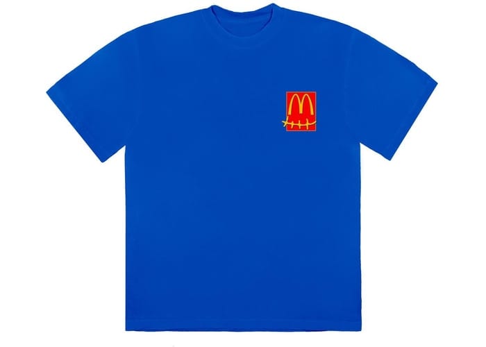 TRAVIS SCOTT X MCDONALD'S ACTION FIGURE SERIES III T-SHIRT BLUE