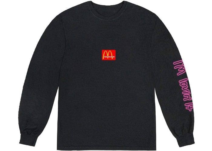TRAVIS SCOTT X MCDONALD'S ACTION FIGURE SPACE LONG SLEEVE BLACK