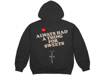 TRAVIS SCOTT X MCDONALD'S APPLE PIE HOODIE BLACK