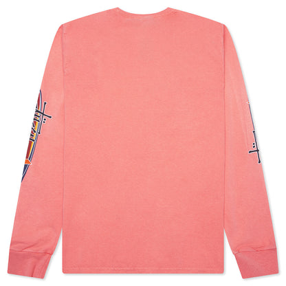 Two Star Pigment Dyed L/S Tee - Sherbert