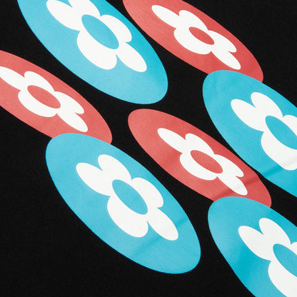 Two Flower Tee - Black