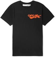 OFF-WHITE LOGO PRINT T-SHIRT BLACK