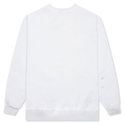 Vague Abuse Crewneck  - White