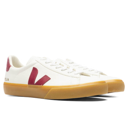 Campo Chromefree Leather - Extra White/Marsala