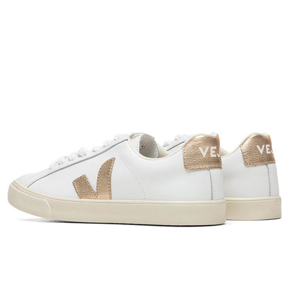 Women's Esplar Logo Leather - Extra White/Platine