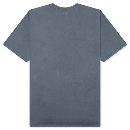 Venus Oval Pig. Dyed Tee - Indigo