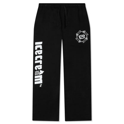 Vertical Sweatpants - Black