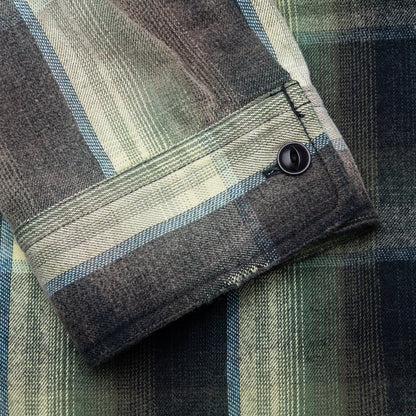 Vintage Like Check L/S Shirt - Green