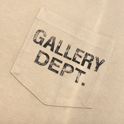 Vintage Logo Painted Tee - Taupe