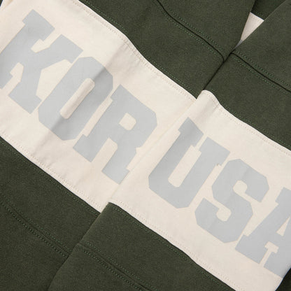 Vintage Washed L/S Rugby - Green