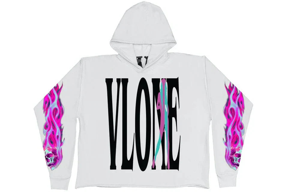 VLONE VICE HOODIE WHITE