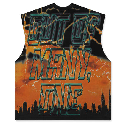 Voltage Sleeveless T-Shirt - Orange