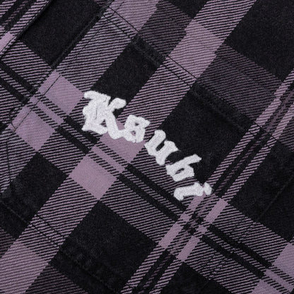 Vulture Flannel L/S Shirt - Plum