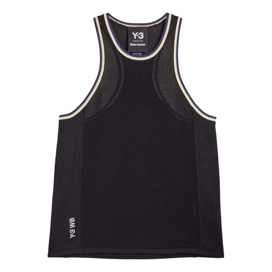 (WMNS) adidas x Wales Bonner x Y3 Knit Tank Asia Sizing 'Black' KS3978