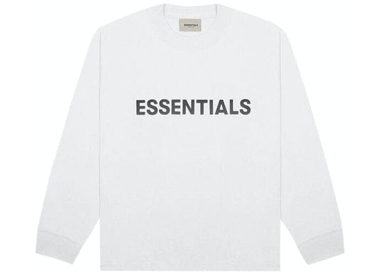 ESSENTIALS FOG 3D SILICON LONG SLEEVE WHITE