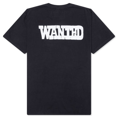 Wanted Short Sleeve T-Shirt - Sun Faded Washed Black