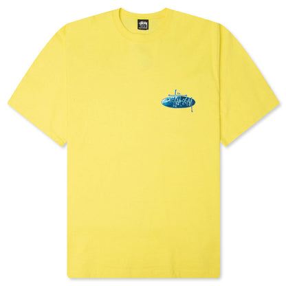 Wave Oval Tee - Lemon