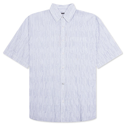 Wavy Striped Shirt - Blue