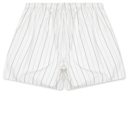 Willy Woven Boxer - White/Black Stripe