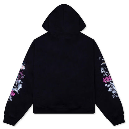 Winter 25 Test Print Hoodie - Black