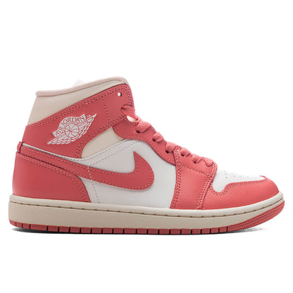 Women's Air Jordan 1 Mid - Sail/Pink Salt/Guava Ice/Muslin
