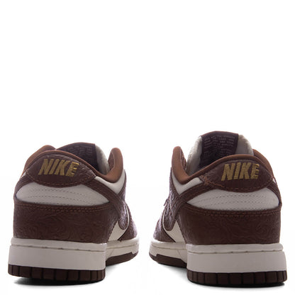 Women's Dunk Low 'Embossed Baroque' - Sail/Fauna Brown/Metallic Gold