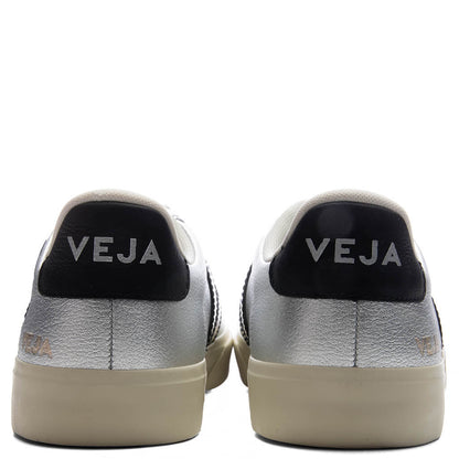Women's Campo Leather - Silver/Black