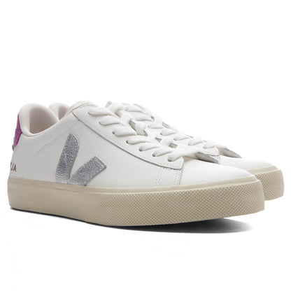 Women's Campo Leather - White/Silver/Ultraviolet