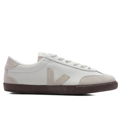 Women's Volley Leather - White/Natural/Bark