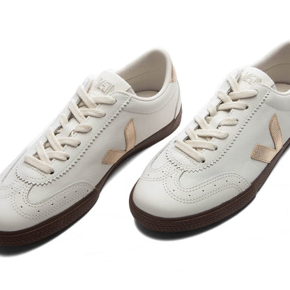 Women's Volley Leather - White/Platine/Bark