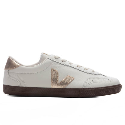 Women's Volley Leather - White/Platine/Bark