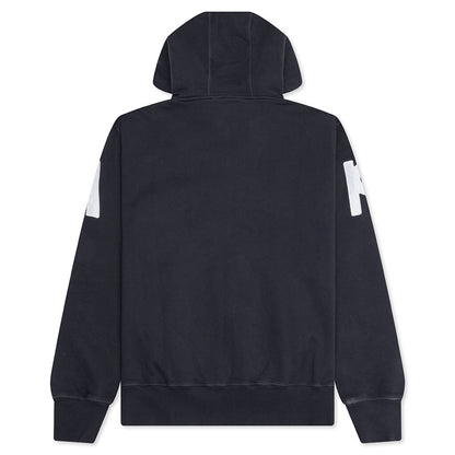 Word Salad Zip Hooded Sweatshirt - Dark Navy