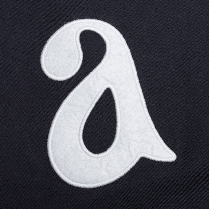 Word Salad Zip Hooded Sweatshirt - Dark Navy