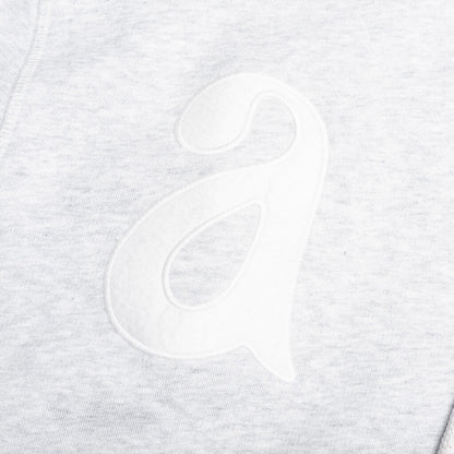 Word Salad Zip Hooded Sweatshirt - Heather Grey
