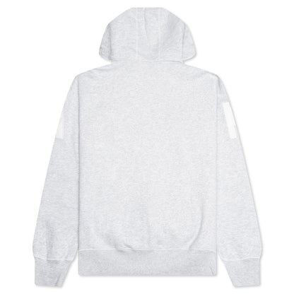 Word Salad Zip Hooded Sweatshirt - Heather Grey