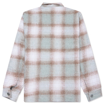 Wordmark Zip Shirt - Sage