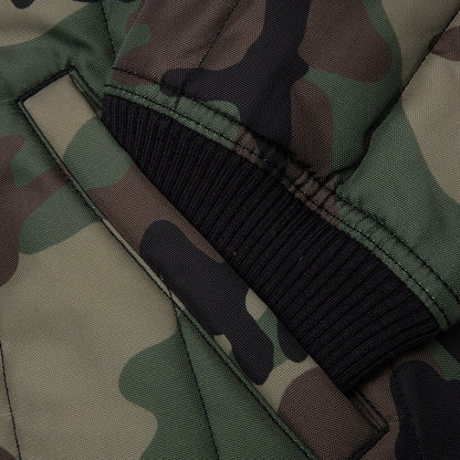 Work Jacket Quilted Nylon - Woodland Camo