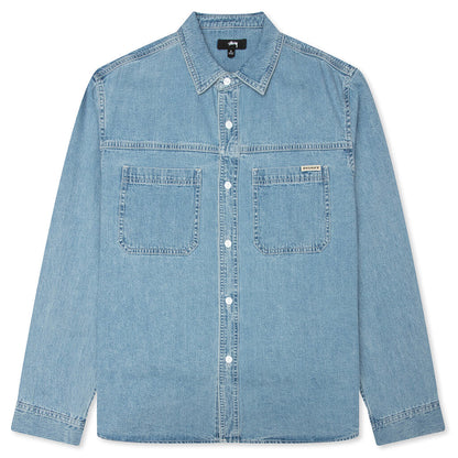 Work Denim Shirt - Light Denim